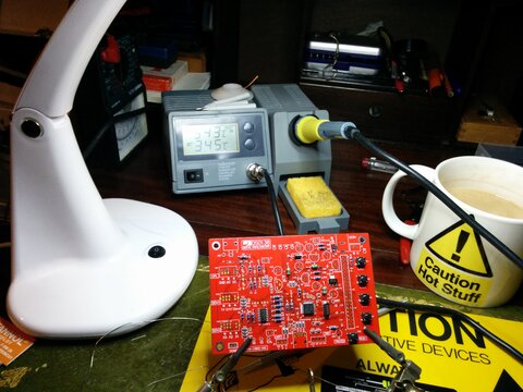 A place to live and work A picture of my electronics workbench